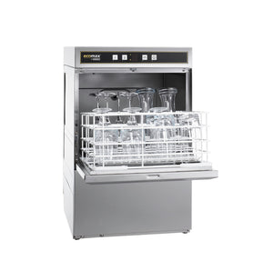 Hobart Ecomax G404W-12B & G404SW-12B Glasswashers